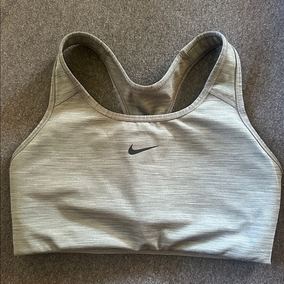Nike Gray Sports Bra Dry Fit - Picture 1 of 3